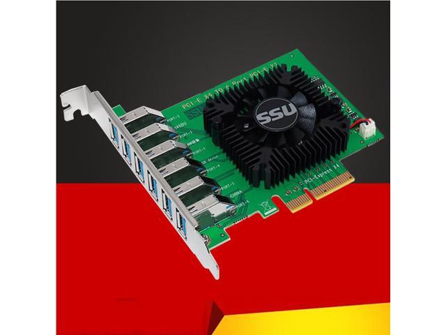USB 3.0 Riser Card PCI-E to PCI-E Adapter PCI-Express Slot 4x 16x for BTC Miner 