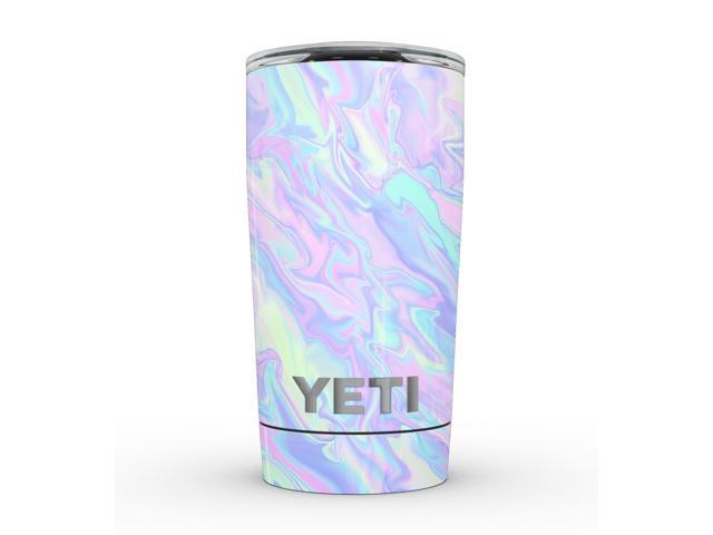 Iridescent Dahlia v1 // Skin Decal Wrap Cover for Yeti Tumbler