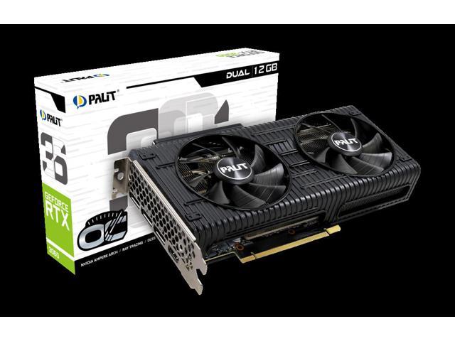 NVIDIA Palit GeForce RTX 3060 12G Dual Graphic Card LHR - Newegg.com