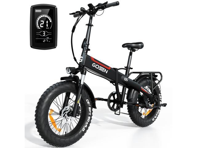 Electric Bike for Adults 750W Q5 Ebike Bicycle 20 x 4.0'' Fat Tire Folding Electric Bike 48V 13Ah Removable Battery Shimano 7 Speed Gears Up to 28Mph