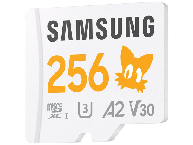 Samsung PRO Plus Sonic The Hedgehog 256GB microSDXC+Adapter, Up to 180MB/s product image