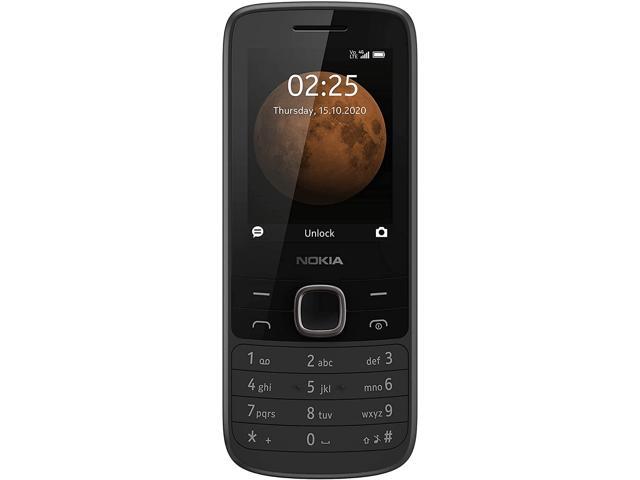 NOKIA 225 4G 128MB (TA-1282 SS) Single SIM, 2.4" GSM Unlocked International Version - Black