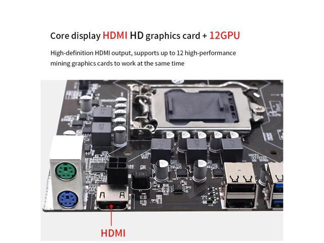 BTC B250C Mining Motherboard Set 12 USB 3.0 To PCI-E X16 X1 Graphics Card L  GA1151 DDR4 SATA B250 BTC PCIE Riser Bitcoin Miner