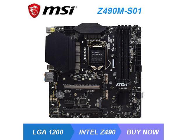 MSI Z490M-S01 Mining Motherboard DDR4 Z490 Motherboard LGA 1200