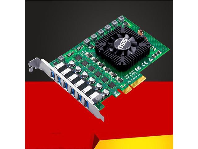 Usb 3 0 Pci Express Adapter Pci E To 6 Port Usb 3 Expansion Card 6 Channel Usb3 Pcie X4 Controller Card For Camera Video Capture Newegg Com Usb 3 0 Pci Express Adapter Pci E To 6 Port Usb 3 Expansion Card 6 Channel Usb3 Pcie X4 Controller Card For Camera Video Capture Newegg Com