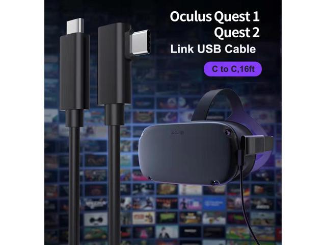 10 Yrs Bending Lifetime& 5G the Transmission Speed& Super Stable Connections Perfect Replacement for Official Oculus Link Cable Compatible Oculus Link Cable Quest 2 Bilitech Oculus Link Cable 16 ft 