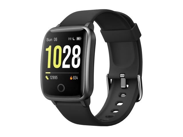 Willful Smart Watch, Watches for Men Women IP68 Waterproof Fitness Tracker with Steps Calories Counter Sleep Tracker Smartwatch Compatible with iOS and Android Phones Black