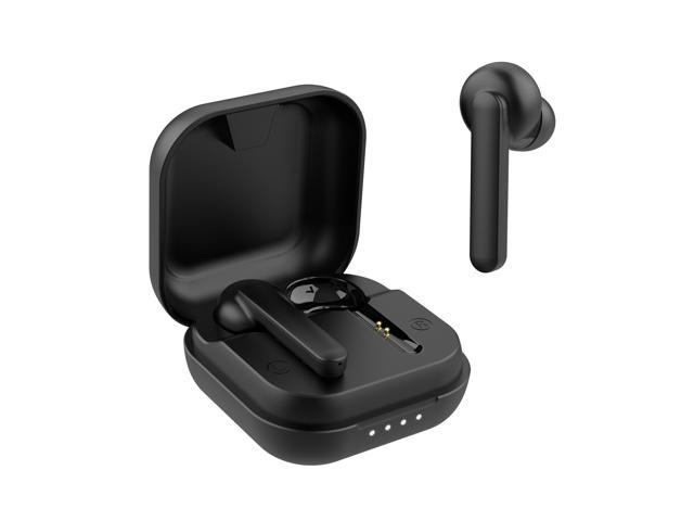 Willful T3 Wireless Earbuds Bluetooth Earbuds with Microphone, Stereo Sound, Clear Call, Touch Control, USB-C Charge, Bluetooth V5.0, Waterproof, Secure Fit, in-Ear Headphones Earphones Black