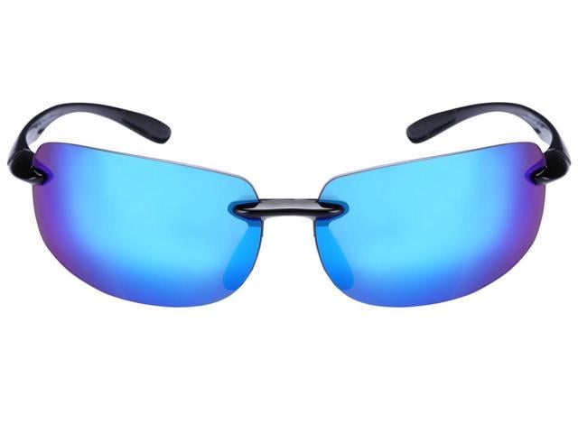 Lightweight TR90 Frames "Lovin Maui" Sport Wrap Unisex Polarized Sunglasses 
