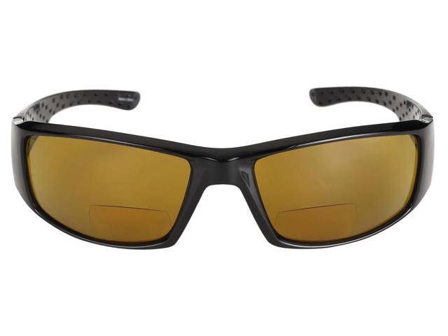 "The Athlete" 2 Pair of Unisex Precision Sport Wrap Bifocal Reading Sunglasses 