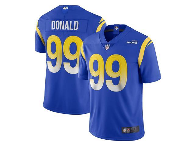 NFL 2021-2022 Los Angeles Rams Donald jersey No. 99 top gray blue 