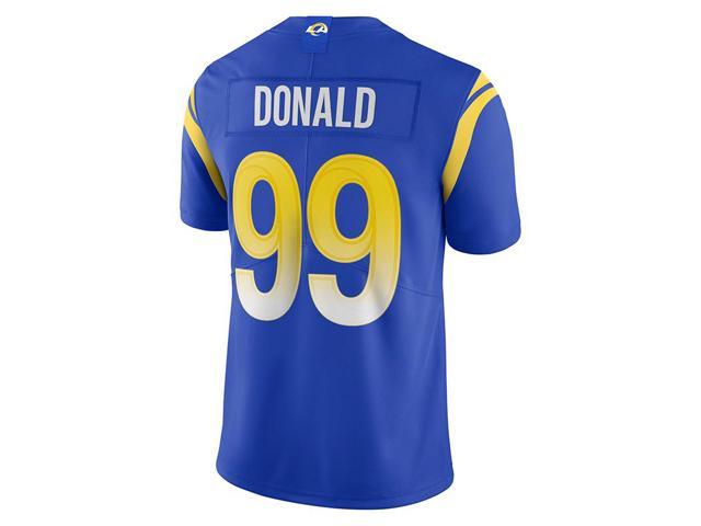 NFL 2021-2022 Los Angeles Rams Donald jersey No. 99 top gray blue