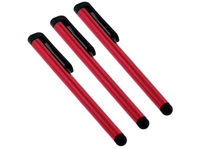 3 Pack - Silver Red Black PRO Custom Stylus Writing Pen with Ink for Samsung SM-A305FN/DS !
