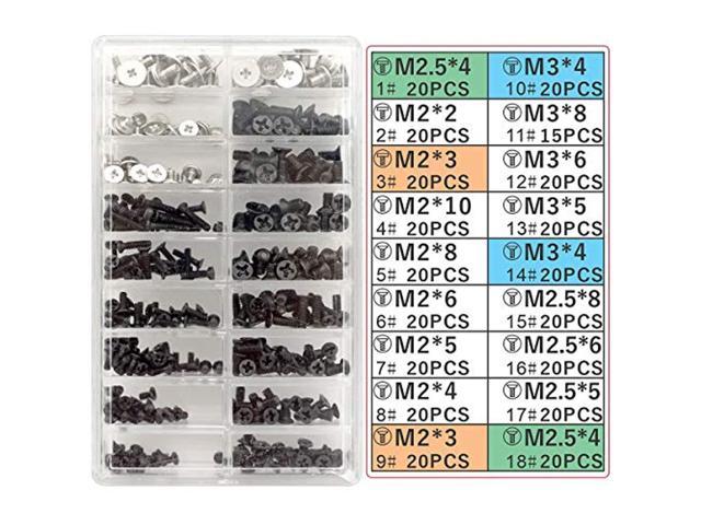 Laptop Screw Set Pc M2 M3 M2.5 Screw Standoffs For Universal Laptops And Hard Drive Disk M.2 Ssd, 355 Pieces