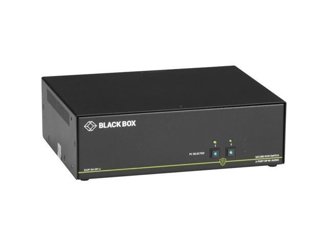 BLACK BOX SS2P-SH-DP-U SECURE KVM SWITCH, NIAP 3.0 CERTIFIED - 2-PORT ...