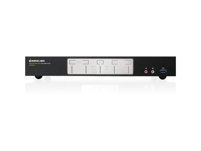 Iogear 2-port 4k30hz Dual View Displayport Pp4.0 Secure Kvm Switch W/audio And Cac Supports. Taa (GCS1422TAA4C - View #12