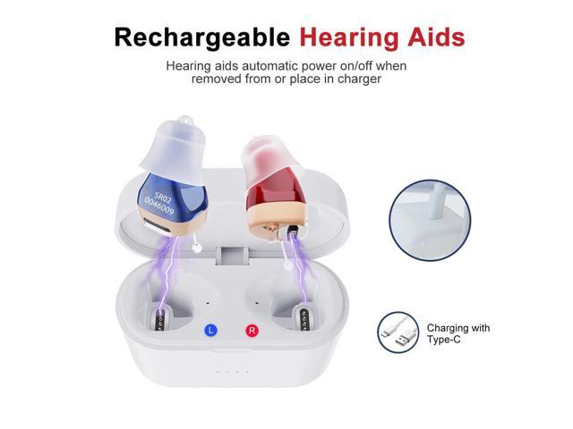 Elderly Rechargeable Magnetic Hearing Aid USB Mini Inner Ear Portable ...