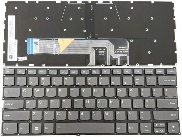 New US Black English Backlit Laptop Keyboard (without palmrest) for Lenovo  Yoga S740-14IIL Light Backlight 