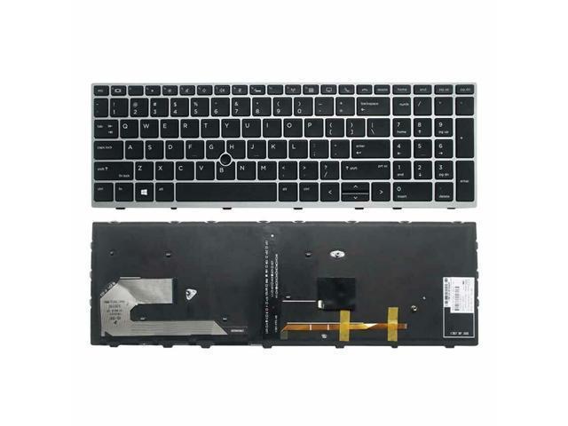 New US Black Backlit English Laptop Keyboard Replacement for HP