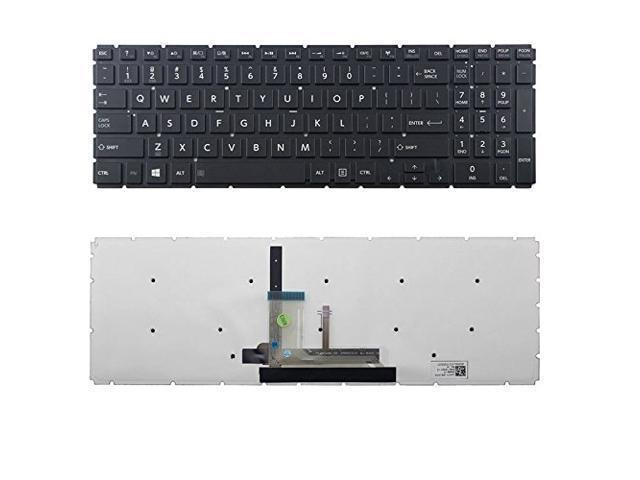 New US Black Backlit Keyboard for Toshiba S55-B5292