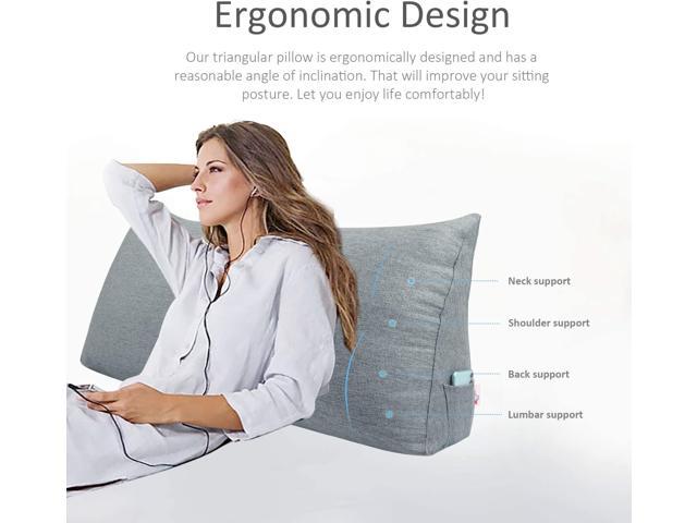 Wedge Cushions, Reading Cushions, Back Cushions, Large Sofa Cushions With  Filling And Cover, Neck Back Support Cushions, Wall Cushions, Backrest  Lumba