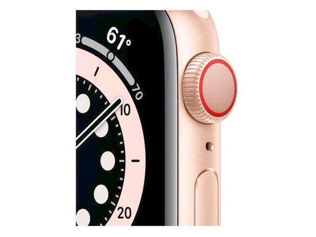 Apple Watch Series 6 40mm Gold Aluminum Case with Pink Sand Band GPS +  Cellular M02P3LL/A - Newegg.com