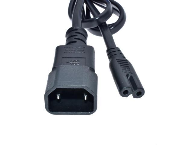 C18 to C7 Extension Power Cord,IEC 320 C7 Female to C18 Male Power ...