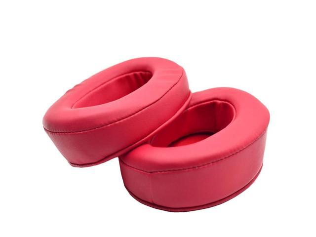 Replacement Ear Pads Cushions for HM5 M50X MDR V6 Headphone Angled Large  Foam Earpads Earmuffs Headset Accessories(Red) 