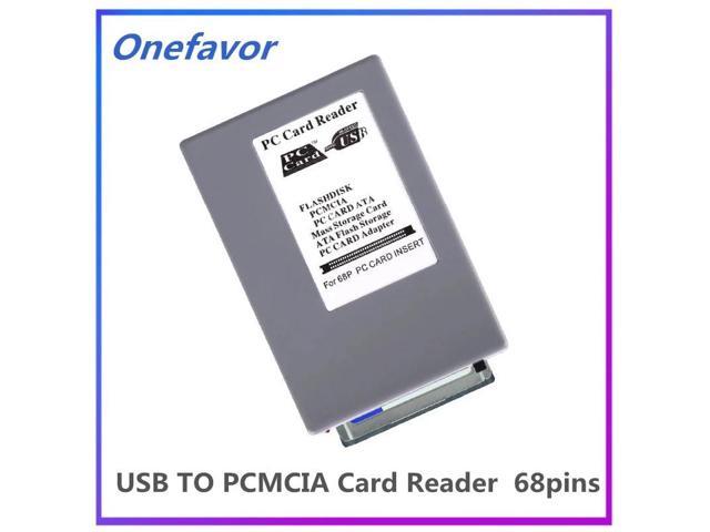 New USB to PCMCIA Card Reader USB 2.0 PC Card Reader ATA Card Adapter Reader For 68pins PC ATA Card USB Port Pcmcia Card Reader Adapter