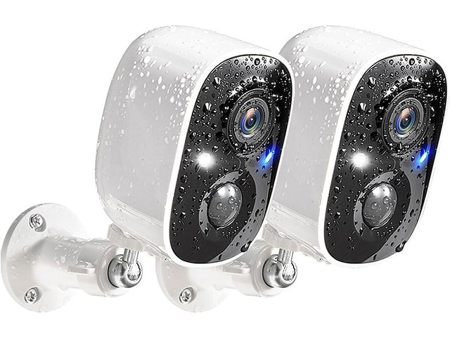 GMK Security Cameras Wireless Outdoor, 2K Color Night Vision AI Motion ...