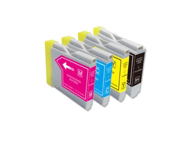 4 Pack Black Cyan Magenta Yellow Ink Cartridge For Brother LC51 LC-51 ...