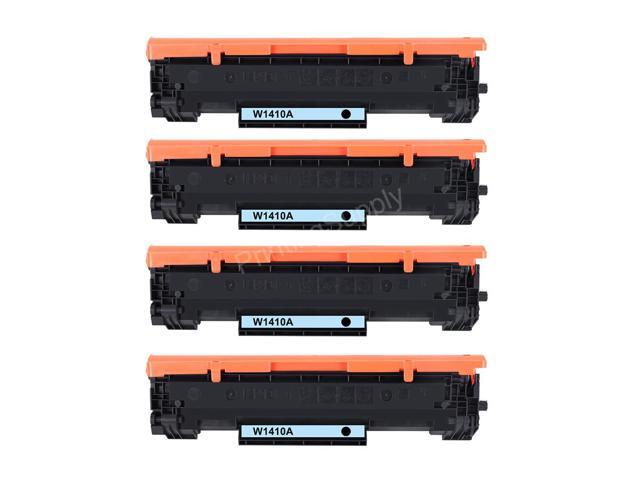 4-Pack Black Toner Cartridge for HP 141A (W1410A) Compatible with HP ...