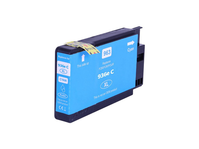 936e New High Yield Cyan ink Cartridge Compatible to HP 936e Cyan, Work ...
