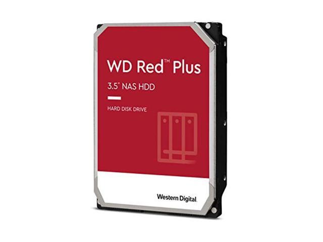 Western Digital 8TB WD Red Plus NAS Internal Hard Drive HDD - 5400 RPM,  SATA 6 Gb/s, CMR, 256 MB Cache, 3.5