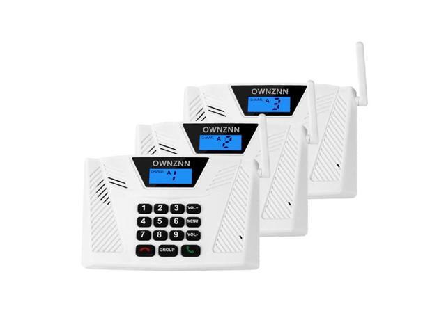Intercoms Wireless for Home, OWNZNN Intercom Hands-Free Two Way ...