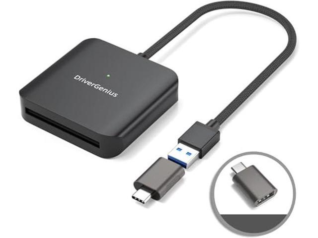 Lector De Tarjetas SD USB C, BorlterClamp Adaptador Tipo C A SD/MicroSD Lector De Tarjetas De Memoria Compatible Con MacBook, Ordenador Portátil, Smartphone