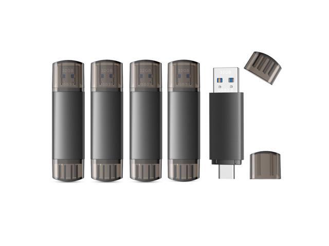 JOIOT 32GB USB C Flash Drive Dual USB 3.0 Flash Drive Type C + USB A ...