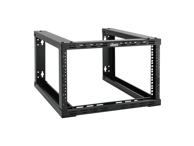 Mounting Rack For Communication Equipment Tecmojo 6U Fixed Wall Mount Network Rack 15.8inch Depth Open Frame for ...