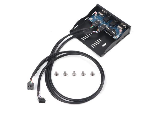 QANYEGN Floppy Front Panel Metal USB2 0 Front Panel Hub 3 5 Inches QANYEGN Floppy Front Panel Metal USB2 0 Front Panel Hub 3 5 Inches