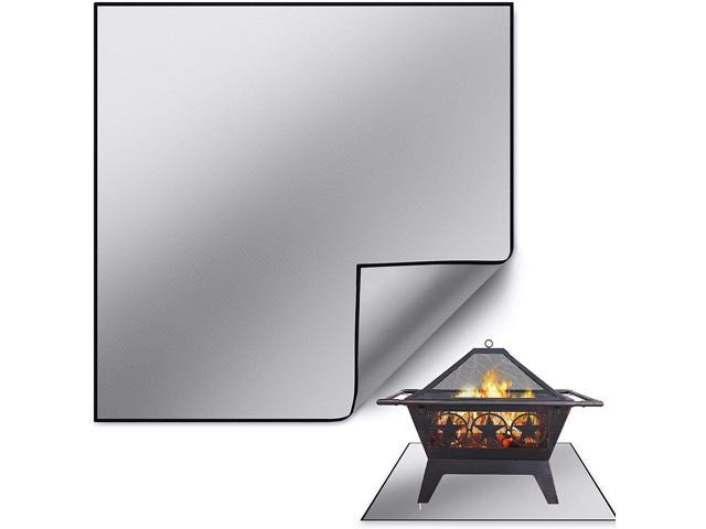 Square Fire Pit Mat For 18 40 Inch, Fireproof Mats For Fire Pits