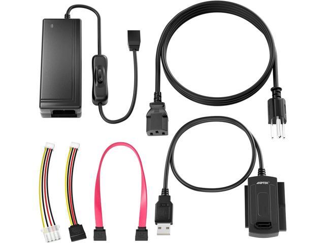 Câble convertisseur d'adaptateur Sata / pata / ide vers USB 2.0