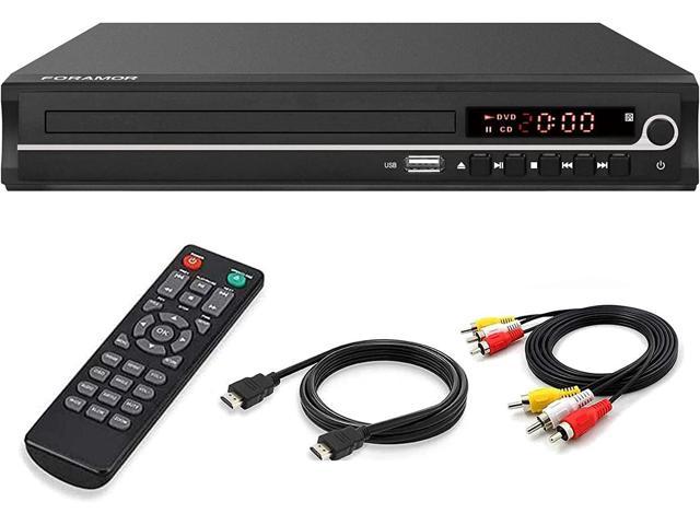 Straat Normaal gesproken Afkorten DVD Player,HDMI DVD Player for Smart TV Support 1080P Full HD with HDMI  Cable Remote Control USB Input Region Free Home DVD Players - Newegg.com