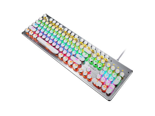 T-WOLF Cooler Master CK550 V2 gaming mechanical keyboard brown switches with RGB backlight, instant control and hybrid key rollover,punk mechanical keyboard T70-95