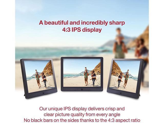 Pix-Star 15 inch WiFi Digital Picture Frame, Share Videos and Photos  Instantly by Email or App, Motion Sensor, IPS Display, Effortless One  Minute Setup, Highly Giftable, Welcome to consult