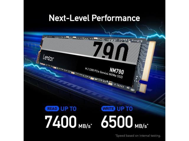 Lexar NM790 SSD 2TB PCIe Gen4 NVMe M.2 2280 Internal Solid State