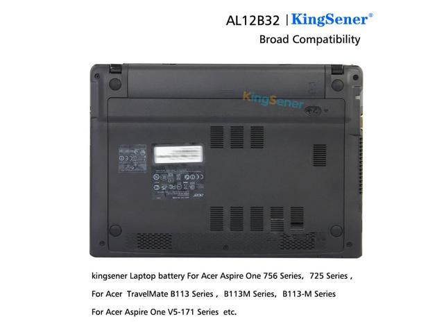 KingSener AL12B32 Laptop Battery For Acer Aspire One 725 756 V5-171 ...