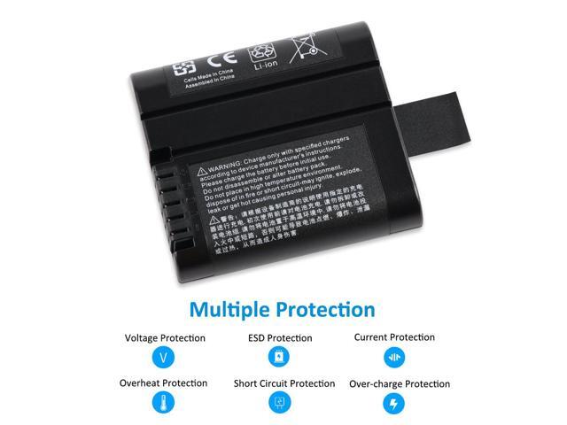 Kingsener RRC2057 Rechargeable Smart Battery Pack Li-Ion For NCTech Iris360 Camera/For RRC RRC2057 Industrial Controller Battery... 