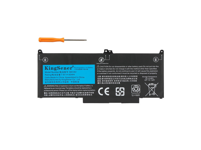 Kingsener MXV9V 60Wh/7500mAh Laptop Battery For Dell Latitude 7300 7400 ...