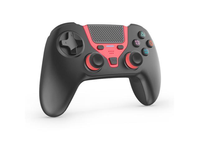 Uittrekken ga sightseeing juni Wireless Gaming Controller for PS4/Playstation 4/PC Windows 10/8/7,PS4  Gamepad Joystick,Wireless Bluetooth Controller PC Controller with Touch  Pad,Dual Shock Vibration,6-Axis Gyroscope,Black/Red - Newegg.com