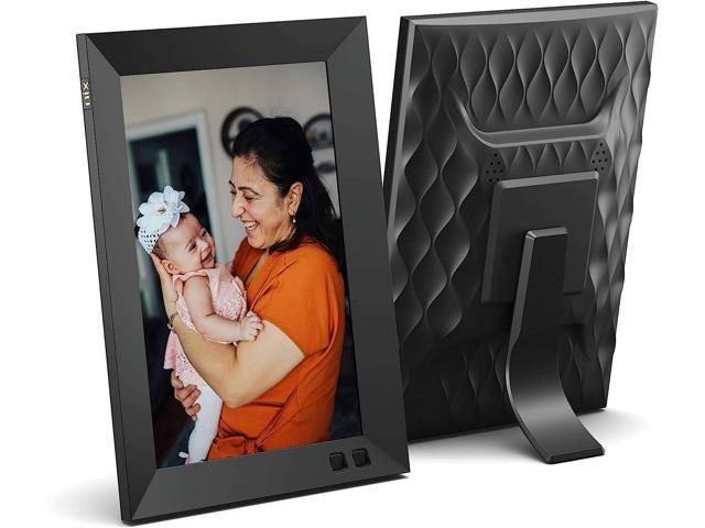 NIX Inch Digital Picture Frame (Non-WiFi) Portrait or Landscape Stand,  HD Resolution, Auto-Rotate, Remote Control Mix Photos and Videos in The  Same Slideshow, Welcome to consult